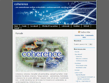 Tablet Screenshot of coherence.no